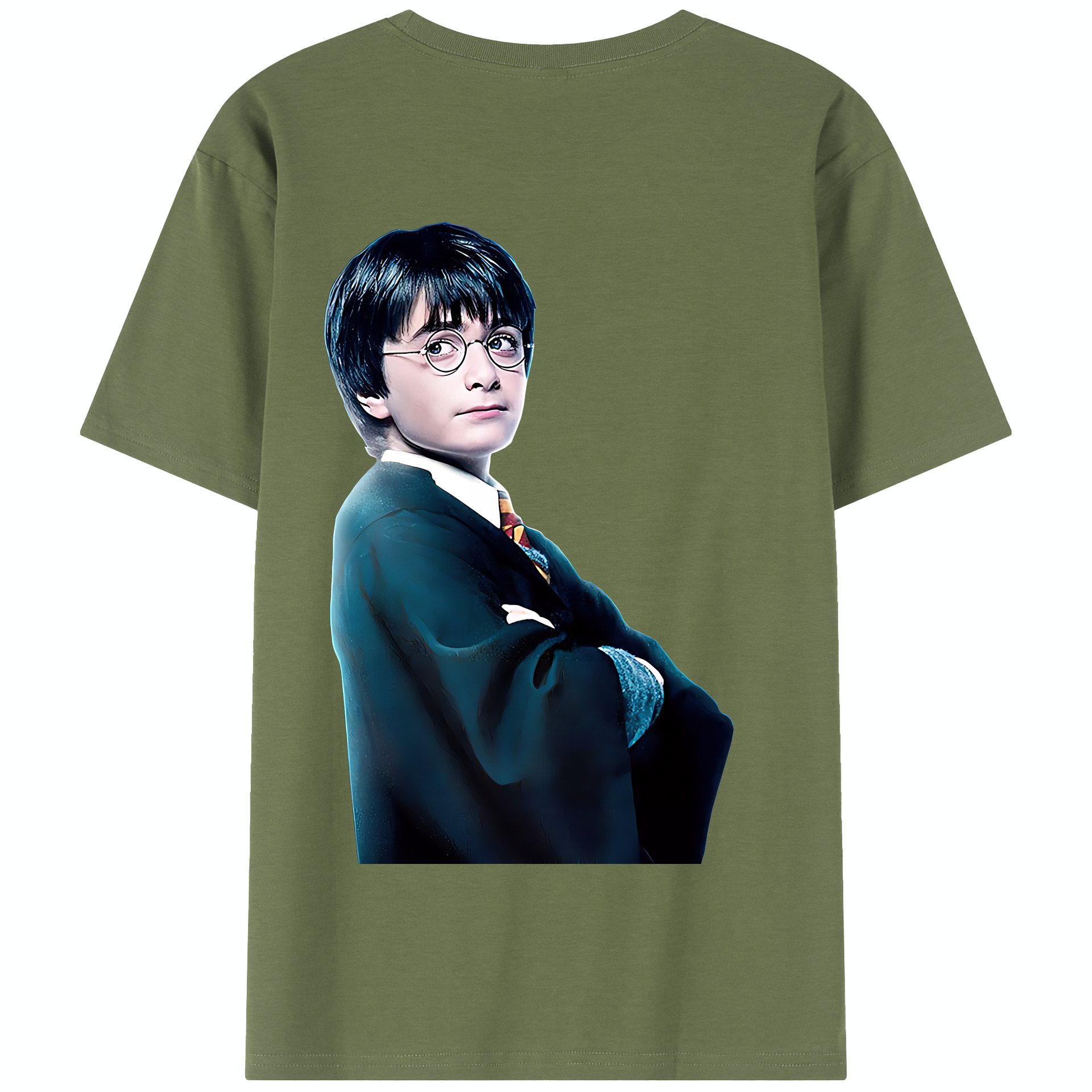 （画像用） Harry Potter ハリー・ポッターシリーズ 綿100％半袖Tシャツ（背面プリント）